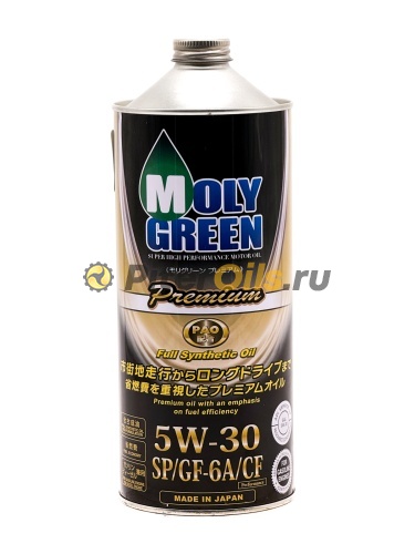MOLYGREEN PREMIUM SP/GF-6A/CF 5W30 (1л) 0470169
