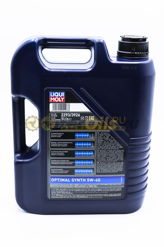 LIQUI MOLY Optimal 5w40 (5л) 2293