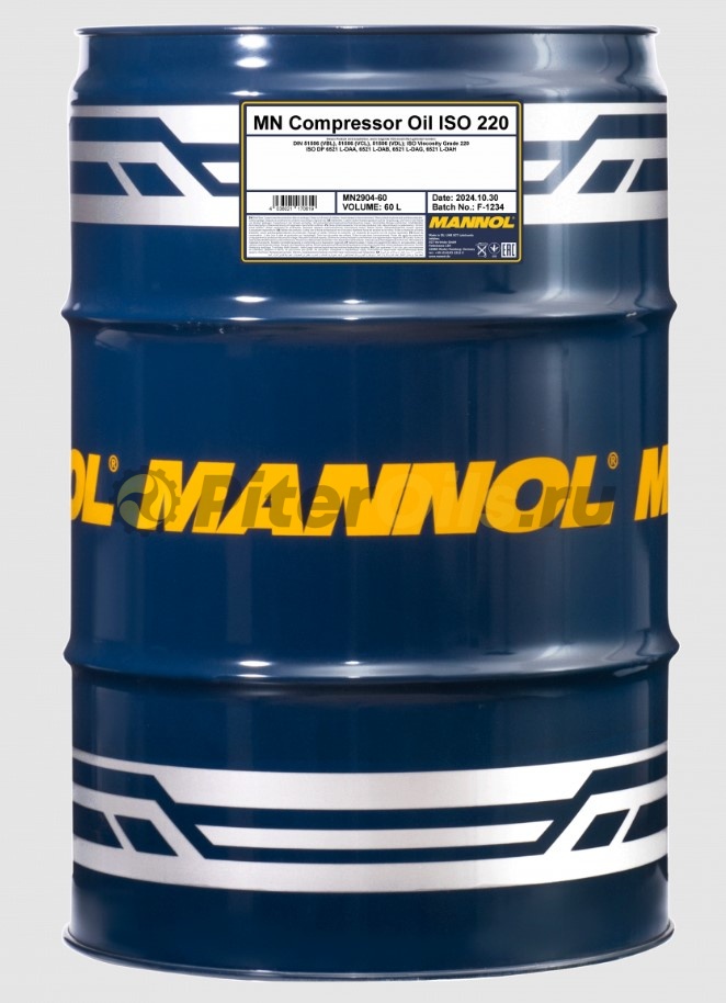 Mannol Compressor Oil ISO 220 (60л) MN2904-60