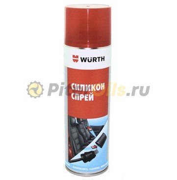 WURTH Смазка силикон-спрей безцветная 500мл 0893221500