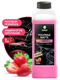 GRASS Полироль-очиститель пластика матовый "Polyrole Matte" клубника 1л 110478