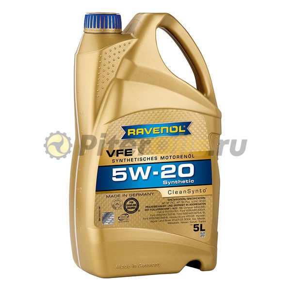 RAVENOL моторное масло VFE SAE 5W-20 (5л) 4014835846067