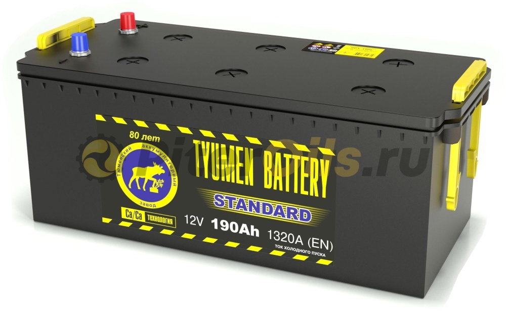 Аккумулятор Tyumen Battery STANDARD 190Ah 1320A об. пол. (+ -) 513x223x223