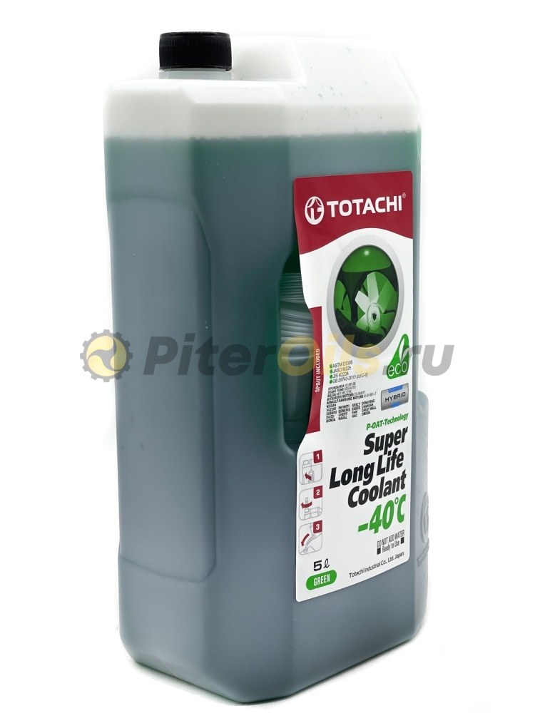 TOTACHI SUPER LONG LIFE COOLANT Green -40C 5л жидкость низкозамерзающая 41605
