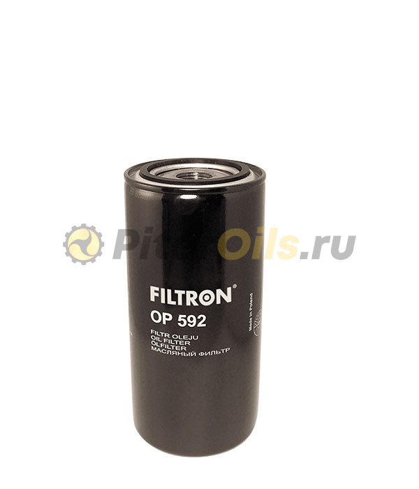 Фильтр масляный FILTRON OP592 (W962, W962/6, W962/8, W962/47/ W962/14)