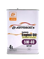 AUTOBACS Engine Oil Synthetic 5W40 SP/CF (4л) A00032432