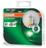 Osram 64210ALL-HCB ALLSEASON  +30% H7 55W 3000K 2 шт