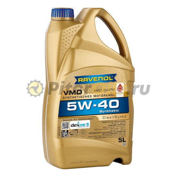 RAVENOL моторное масло VMO SAE 5W-40 (5л) 4014835723856