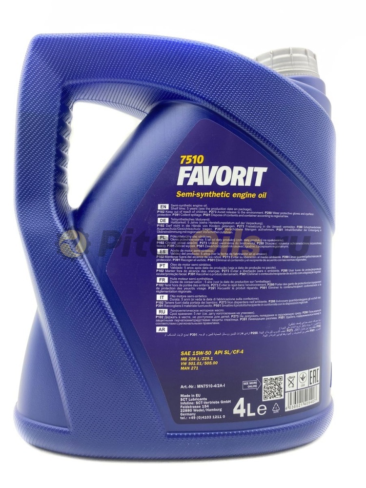 Mannol Favorite 15w50 (4 л)
