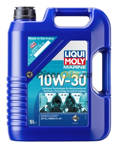 LIQUI MOLY моторное масло для лодок Marine 4T Motor Oil 10W-30 5 л 25023