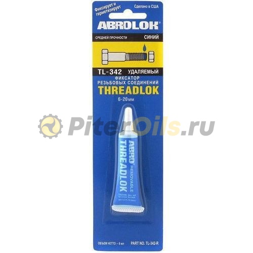 ABRO Фиксатор резьбовых соединений разъемный синий 6мл TL342R