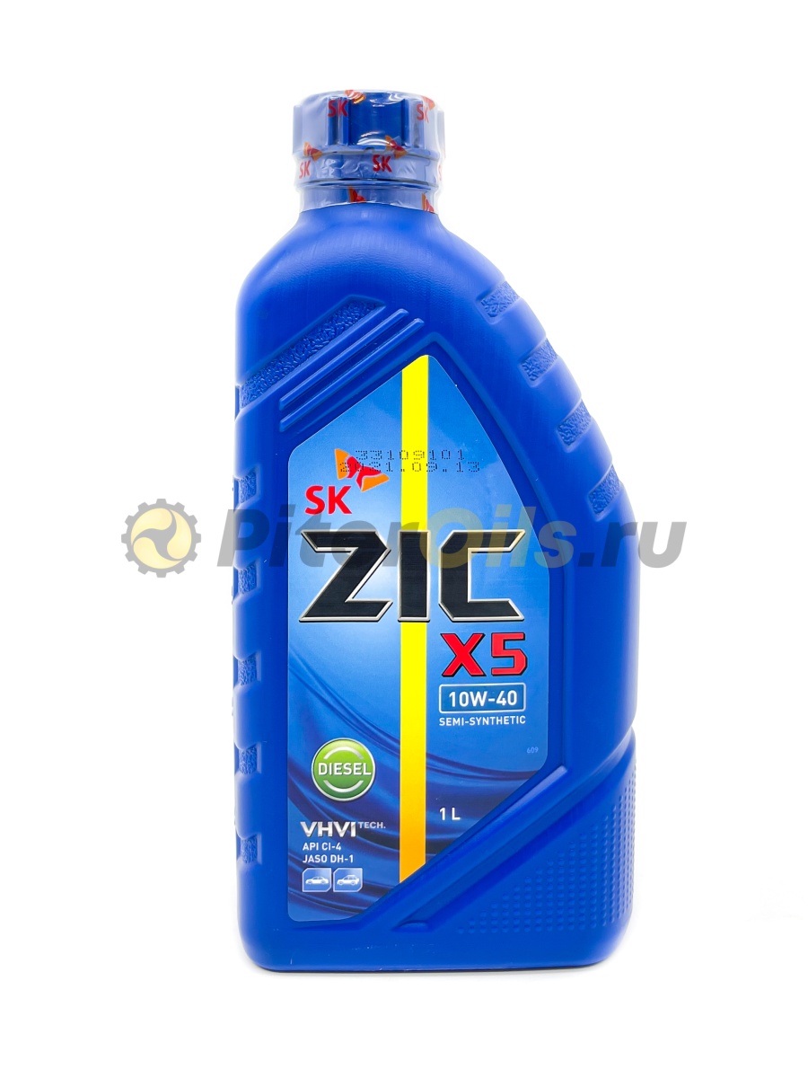 ZIC X5 Diesel 10w40 CI-4 (1л) (ZIC A 10W40) 132660