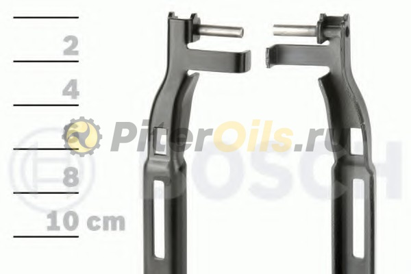 BOSCH Комплект бескаркасных щёток 2шт Aerotwin A034S 650/650 мм 3397009034