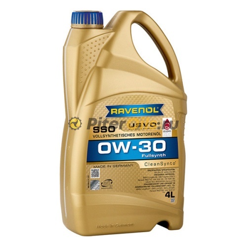 RAVENOL моторное масло SSO SAE 0W-30 (4л) 4014835718395