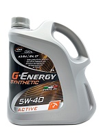 Масло G-Energy Synthetic Active 5W-40 (4л) 253142410