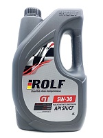 Rolf GT 5w30 SN/CF (4л) 322443 пластик