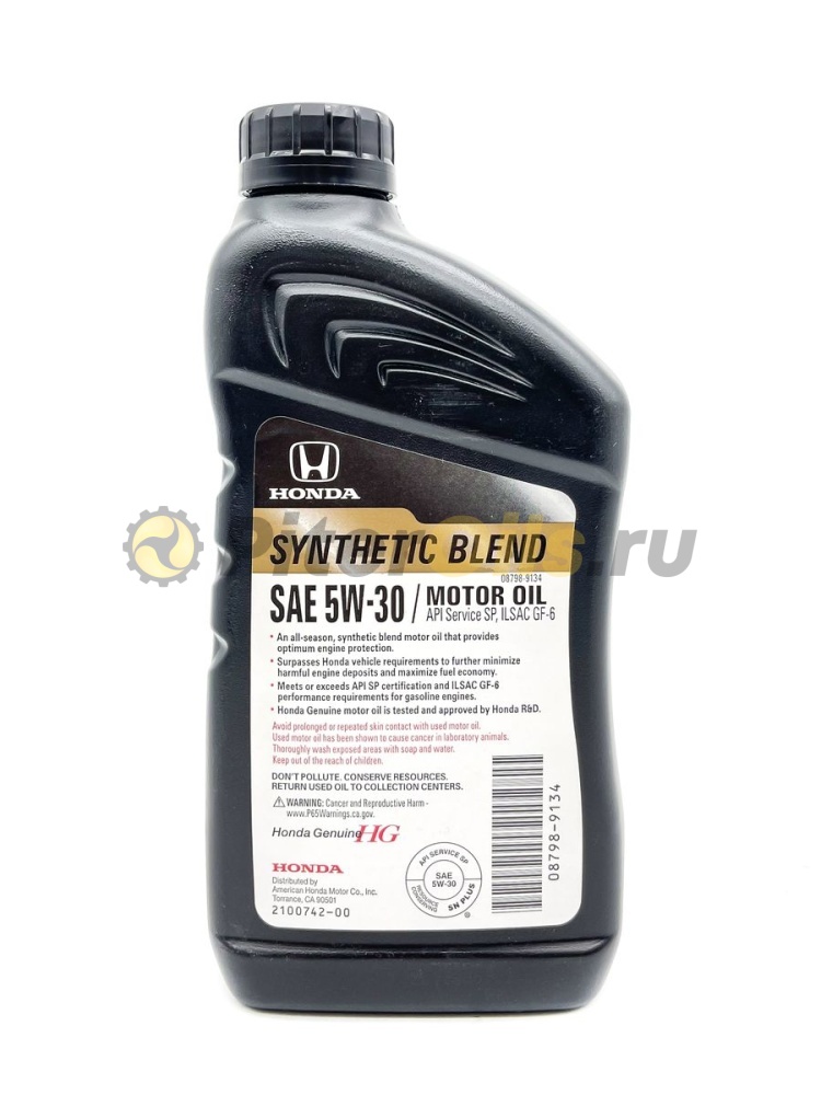 Honda SYNTHETIC BLEND 5w30 (0,946л) 087989034/087989134