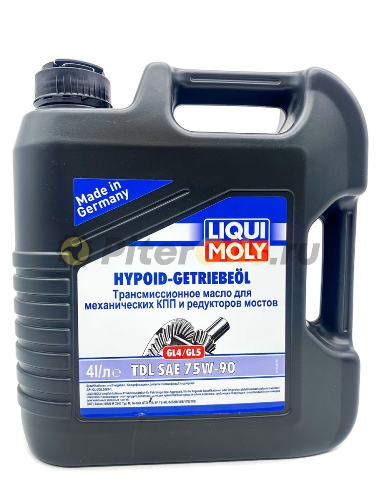 LIQUI MOLY Hypoid-Getriebeoil TDL 75w90 TS GL4/5 (4л) 3939