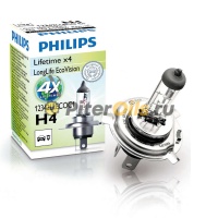 Philips Лампа LongLife EcoVision 12342LLECOC1 H4 60/55W 12342LLECOC1