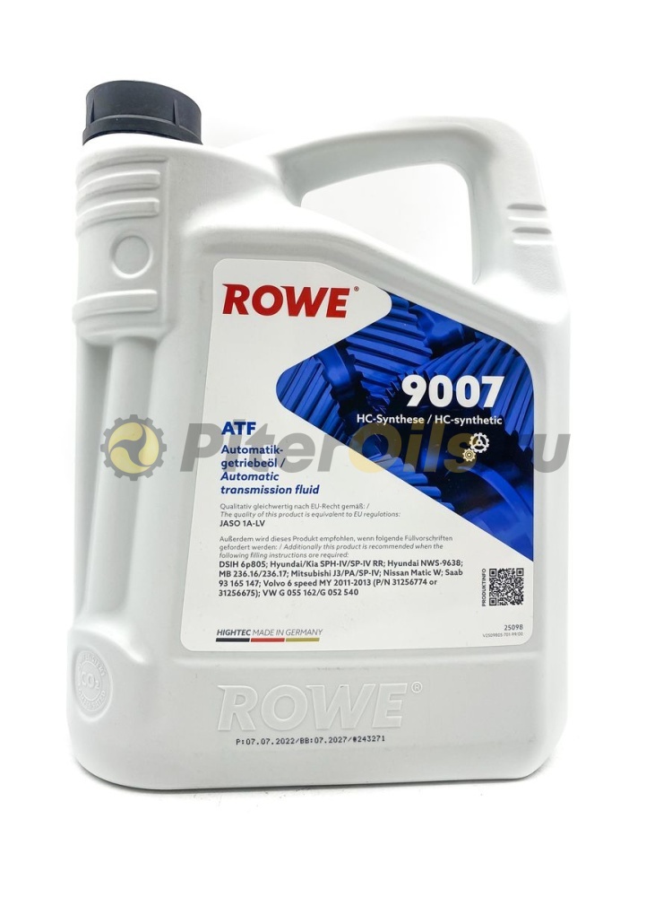 Rowe HIGHTEC ATF 9007 (5л) 25098-0050-99