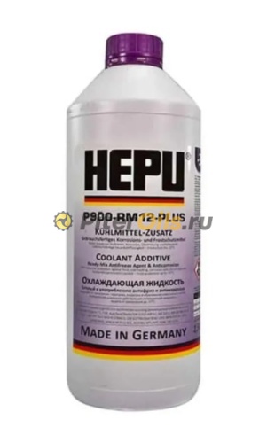 HEPU  Антифриз Coolant G12+ концентрат фиолетовый 1,5 л P999G12PLUS