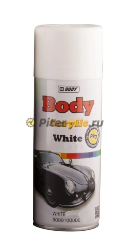 BODY Краска акриловая (белая матовая) аэрозоль (0,4л) 5000100010