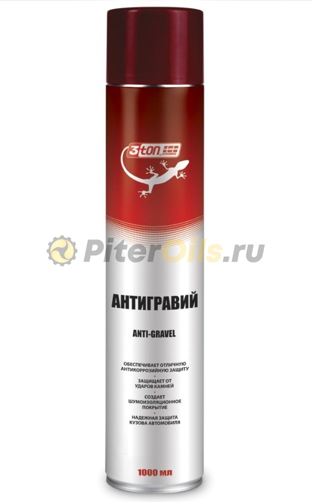 3TON TC-907 Антигравий (серый) 1000 мл аэрозоль 40609