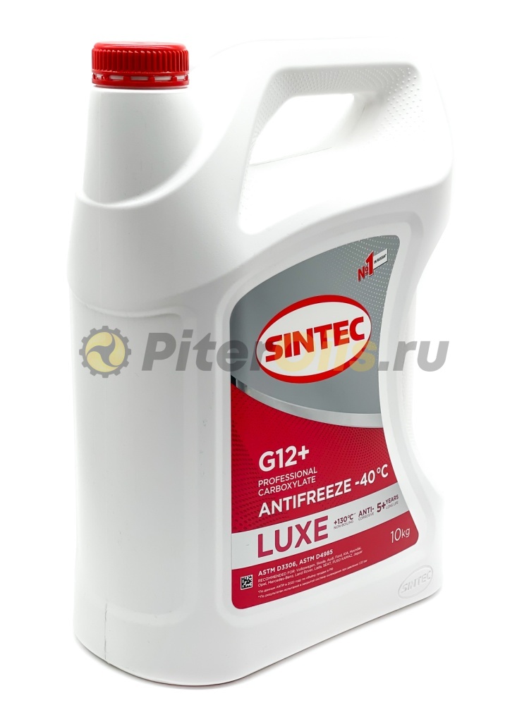Антифриз Sintec LUXE G12+ красный (10кг) 614504
