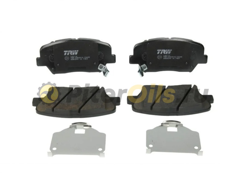 Дисковые тормозные колодки передние TRW GDB3548 для Hyundai Solaris, Kia Rio, Kia Rio X-Line (4 шт.)