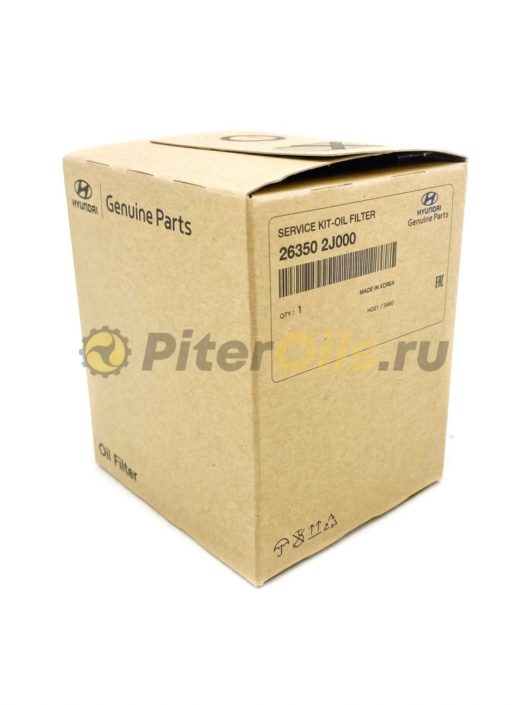 Фильтр масляный HYUNDAI/KIA 263502J000 (LCY072HU, SH4116P, EO28170) Sonata 2019 2.0 G4NА/ G4NL