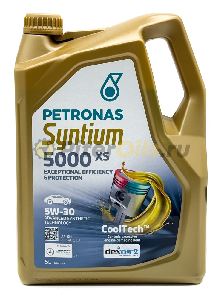 Petronas Syntium 5000 XS 5W30 (5л) 70956M12EU