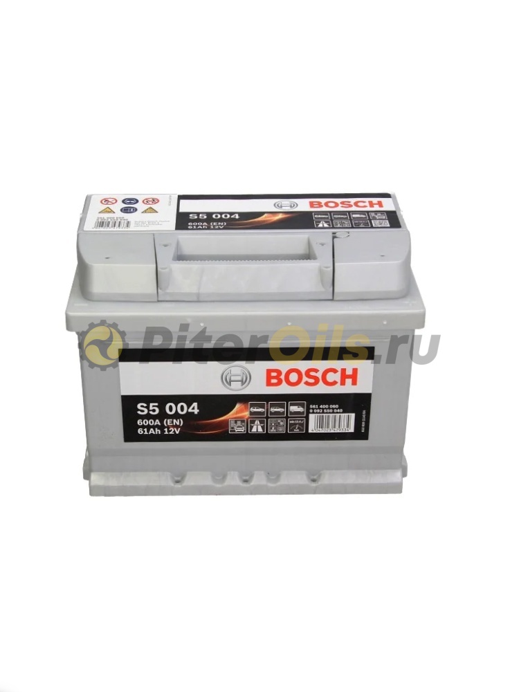 Аккумулятор BOSCH Silver Plus S5 004 61Ah 600A 242x175x175 561 400 060 (- +)