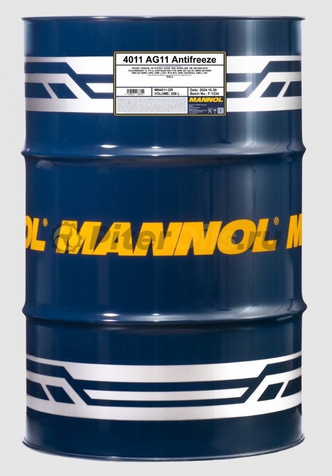 Mannol Antifreeze MN AG11 -40 (208л) 2052