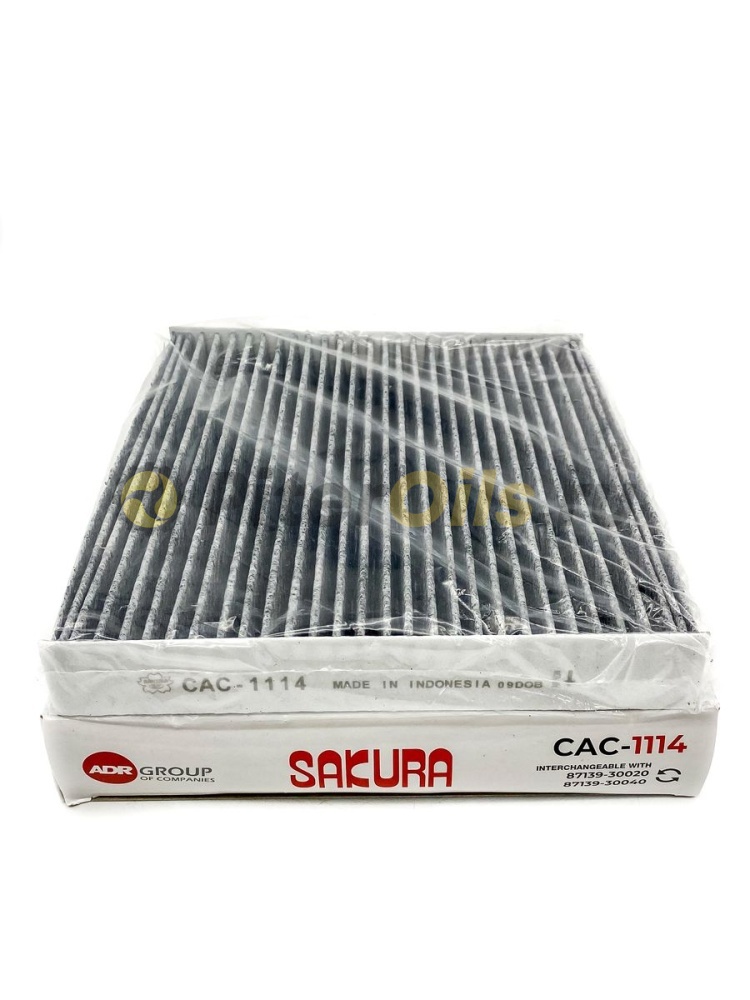 Sakura Фильтр салонный угольный CAC1114 (K1210A. CUK1919, CU1919)