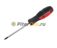 MATRIX Отвертка Anti-Slip, Ph1x100 мм, CrV, двухкомп. рукоятка 12244