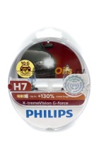 12972XVGS2 PHILIPS Лампа H7 X-tremeVision G-force 12V 55W PX26d 3500K S2