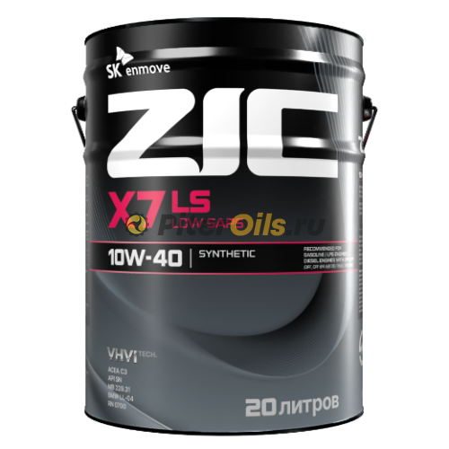 ZIC X7 LS 10W-40 (20л) 192620