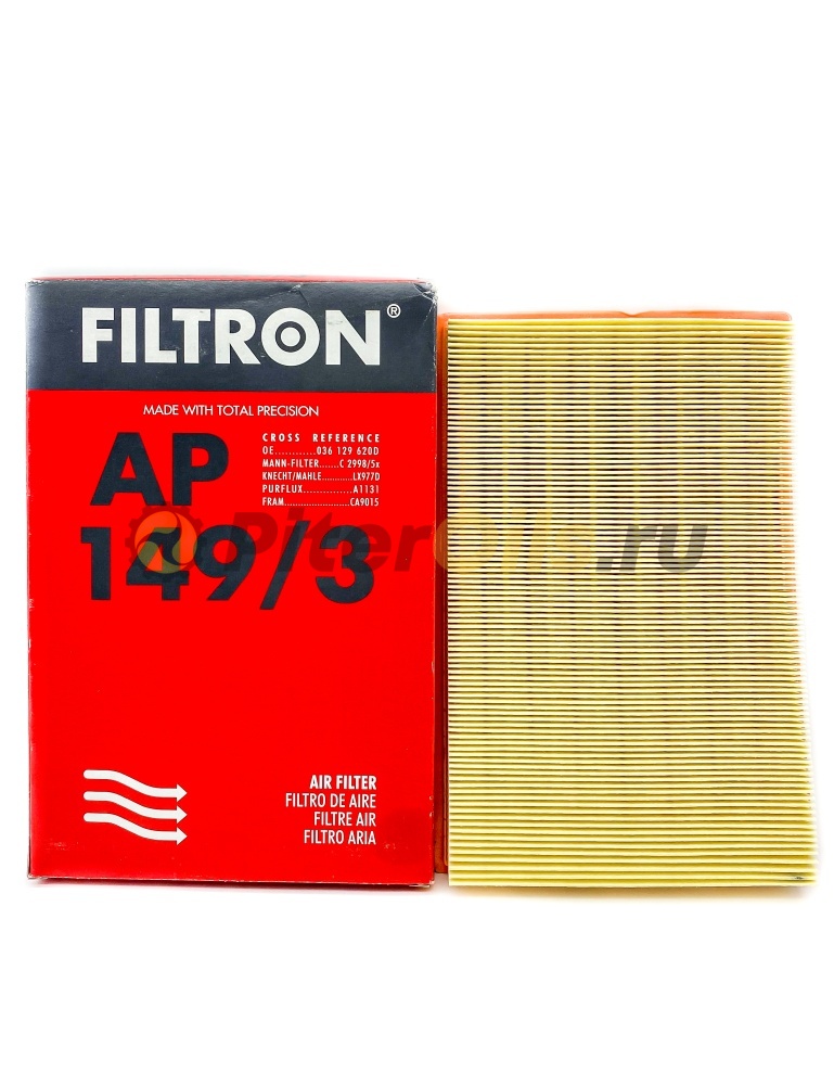 Фильтр воздушный FILTRON AP149/3 (C2998/5x, SB2100)