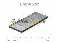 Фильтр салона угольный LYNX LAC057C (K1004A, CUK 3955, SAK 119)