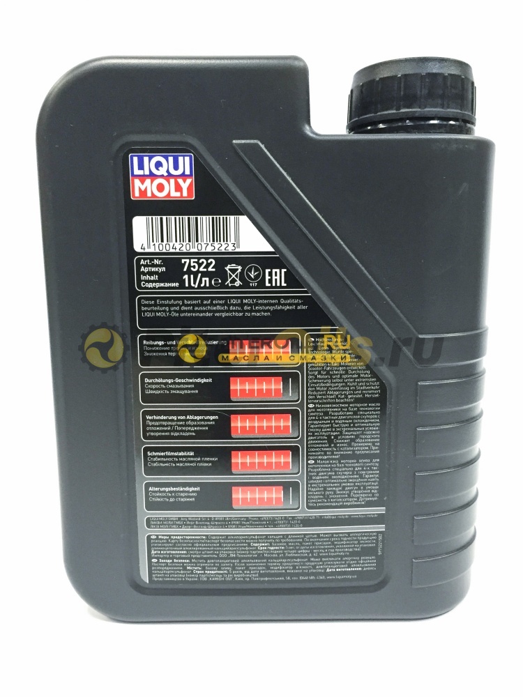 LIQUI MOLY Scooter Motoroil Synth 4T 10w40 1л 7522
