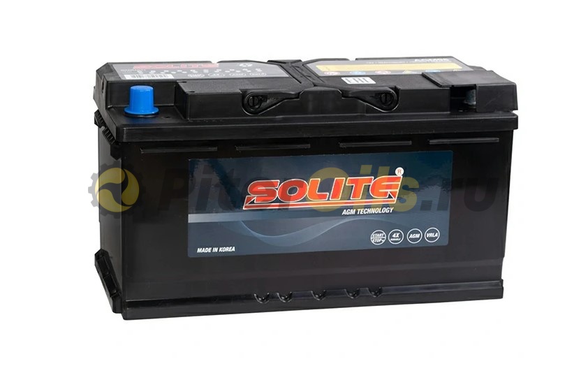 Аккумулятор Solite AGM 95Ah 850A об. пол. (- +) 353x175x190