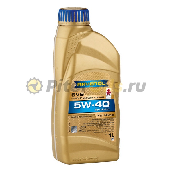 RAVENOL моторное масло SVS Standard Viscosity Synto Oil SAE 5W-40 (1л) 4014835802827