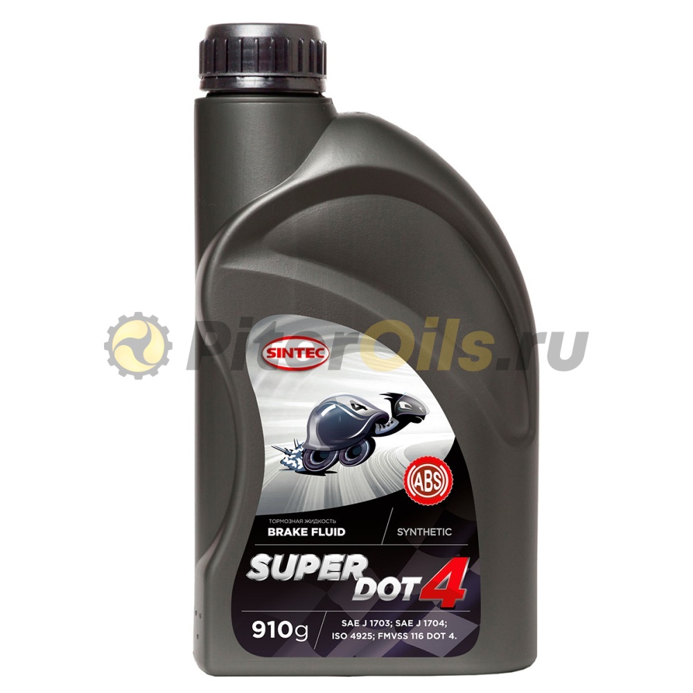 Sintec Тормозная жидкость Super Дот-4 tk250oC (0,910г) 800735