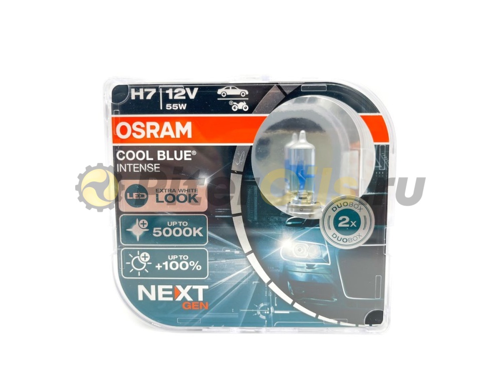 Osram 64210CBNHCB Лампа 12V H7 55W PX26d 5000K COOL BLUE INTENSE 2 шт.