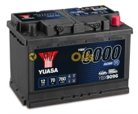 Аккумулятор Yuasa Start Stop Plus 70Ah 760A AGM об. пол (- +) 278x175x190