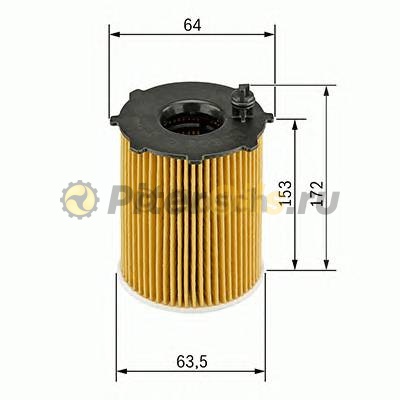 Вставка масляного фильтра Bosch F026407072 (HU721/5X)