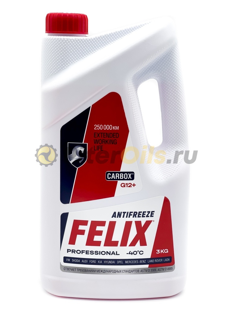 Антифриз FELIX CARBOX -40 красный (3кг) 430206326