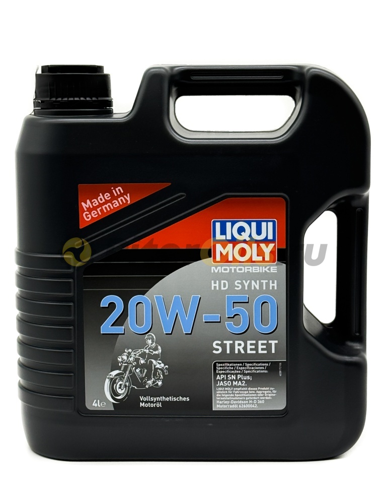 LIQUI MOLY Motorbike 4T HD Synth Street 20W-50 (4л) 3817  