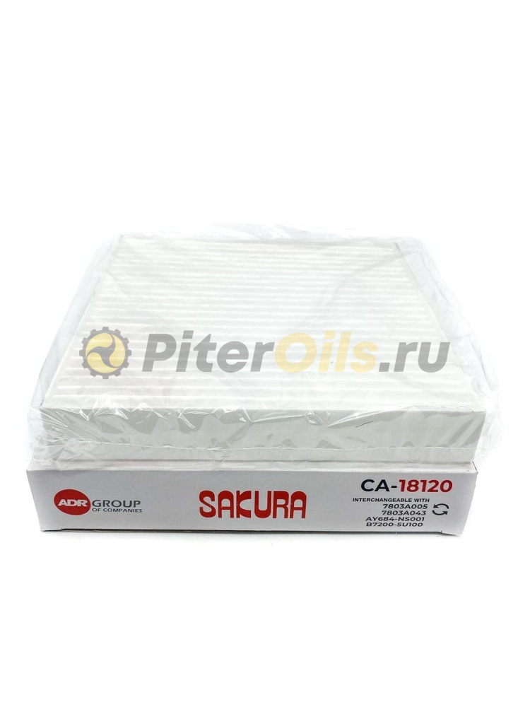 Sakura Фильтр салонный CA18120 (CU2141. SA1182. 	K 1241)