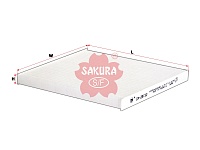 Sakura Фильтр салонный CA28150 (CU24004. K1423. SA 1281)